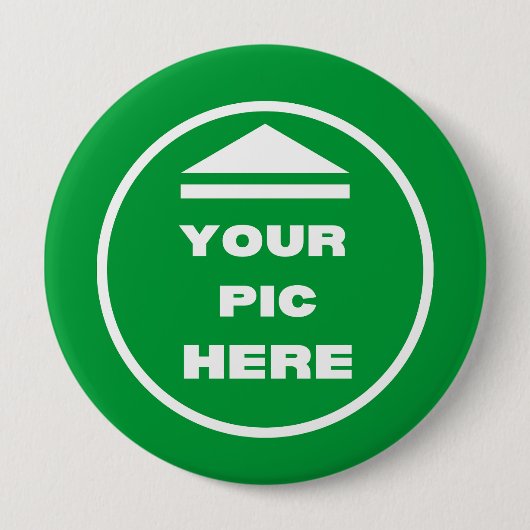 EINFACH! Round-Button - Riesig, 14 Zoll - Benutzer Button (Vorderseite)
