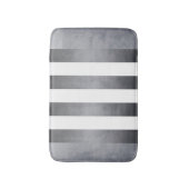 Einfach rustikal grau Abstrakt gestreift Badematte (Vorderseite Vertikal)