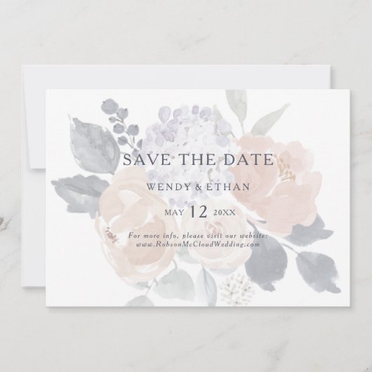 Einfach rustikal, horizontal Save the Date (Vorderseite)