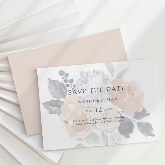 Einfach rustikal, horizontal Save the Date