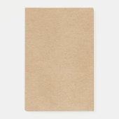 Einfach Rustikal Kraft Boho Post-it Klebezettel (Vorderseite)