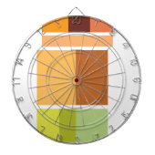 Einfach sauber, modern minimalistisch dartscheibe (vorne)
