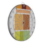 Einfach sauber, modern minimalistisch dartscheibe (Vorderseite Links)