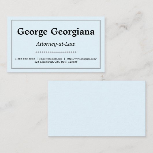 Einfach, sauber und minimalistisch mit Liniengrenz Visitenkarte