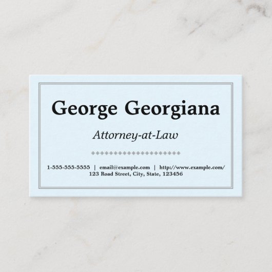 Einfach, sauber und minimalistisch mit Liniengrenz Visitenkarte (Vorderseite)