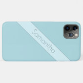 Einfach sauberes, zweitöniges Pulver, blau Case-Mate iPhone Hülle (Rückseite (Horizontal))