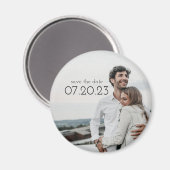 Einfach Save the Date Magnet (Vorderseite/Rückseite)