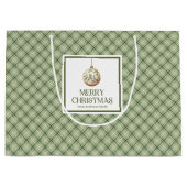 Einfach Schicke Weihnachtsgeschenktasche Soft Past Große Geschenktüte (Vorderseite)