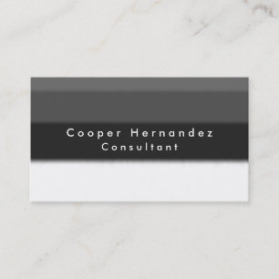 Einfach Schlicht Elegant Grau Minimalistisch Beruf Visitenkarte