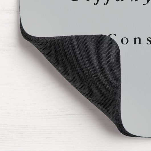 Einfach Schlicht Elegant Minimalistisch Modernes G Mousepad (Ecke)