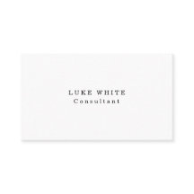 Einfach Schlicht klassisches Weiß Beruflich kreati