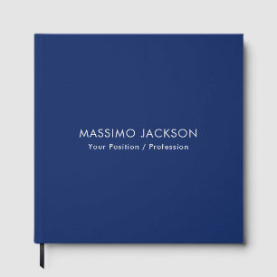 Einfach Schlicht Minimalistisch Elegant Modern Bla Gästebuch
