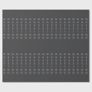 Einfach Schlicht Minimalistisch Elegant Modern Gra Geschenkpapier
