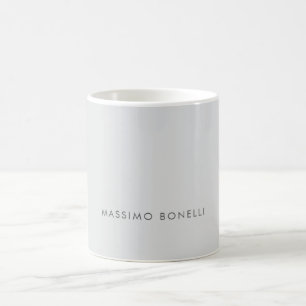 Einfach Schlicht Minimalistisch Elegant Modern Gra Kaffeetasse