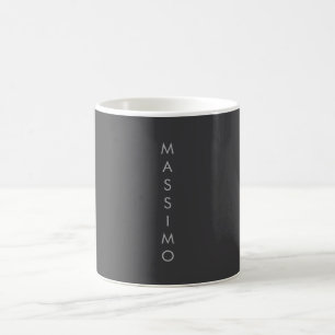 Einfach Schlicht Minimalistisch Elegant Modern Gra Kaffeetasse
