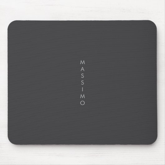 Einfach Schlicht Minimalistisch Elegant Modern Gra Mousepad (Vorne)