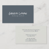 Einfach Schlicht Minimalistisch Visitenkarte (Vorne/Hinten)
