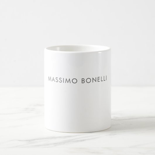 Einfach schlicht modern elegant kaffeetasse (Mittel)