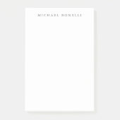 Einfach Schlicht und modern Post-it Klebezettel (Vorderseite)