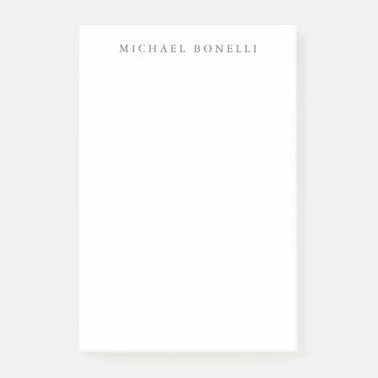 Einfach Schlicht und modern Post-it Klebezettel (Vorderseite)