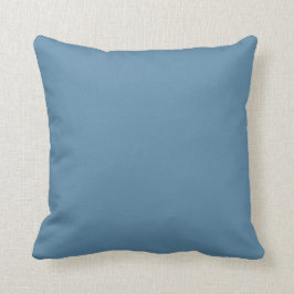 Einfach schlichte Farbe - Luftwaffen-Blau Kissen