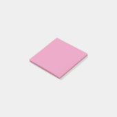 Einfach Schlichte Rosenrosa Post-it Klebezettel (angewinkelt)