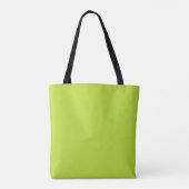 Einfach schlichte Vollfarbe, hellgrün Limon Tasche (Rückseite)