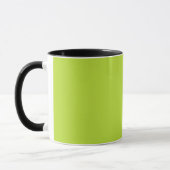 Einfach schlichte Vollfarbe, hellgrün Limon Tasse (Links)