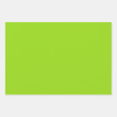 Einfach schlichtes Grün Geschenkpapier Set (Vorderseite 2)