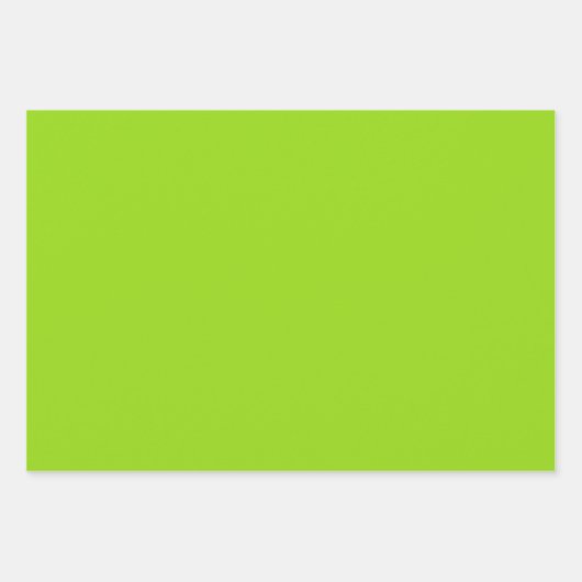 Einfach schlichtes Grün Geschenkpapier Set (Vorderseite 2)