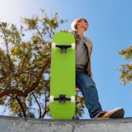 Einfach schlichtes Grün Skateboard