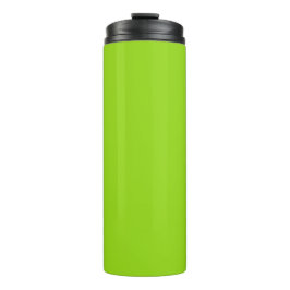 Einfach schlichtes Grün Thermosbecher