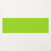 Einfach schlichtes Grün Yogamatte (Rückseite (Horizontal))