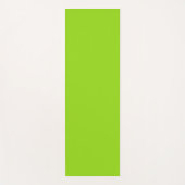 Einfach schlichtes Grün Yogamatte (Vorderseite)