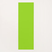 Einfach schlichtes Grün Yogamatte (Rückseite)