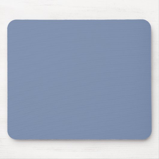 Einfach schlichtes Schieferblau in Vollfarbe Mousepad (Vorne)