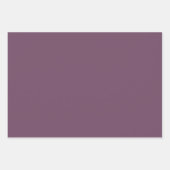 Einfach schmutzig lila geschenkpapier set (Vorderseite)