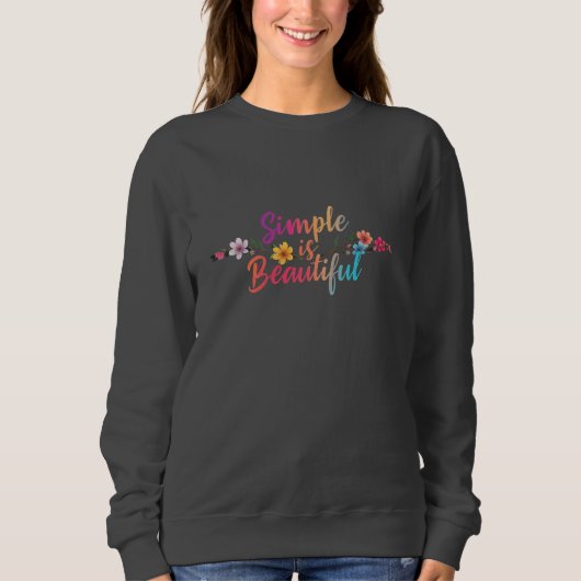 Einfach schön! Basic Sweatshirt (Vorderseite)