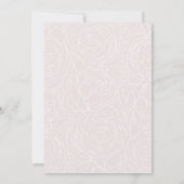 Einfach schöne Bridal Dusche Einladung (Rückseite)
