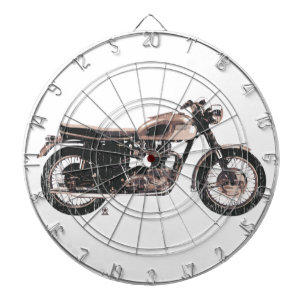 Einfach schöne klassische Motorrad Dartscheibe