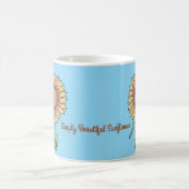 Einfach schöne Sonnenblume Kaffeetasse (Mittel)