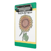 Einfach schöne Sonnenblume Mini Klemmbrett (Gewinkelt2)