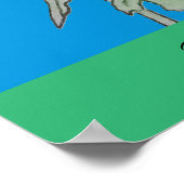 Einfach schöne Sonnenblume Poster (Ecke)