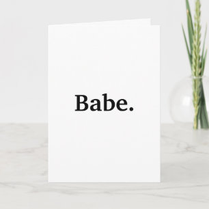 Einfach & Schöne Süße, ich liebe dich Karte
