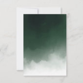 Einfach schöner Hochzeitstag RSVP Karte (Rückseite)