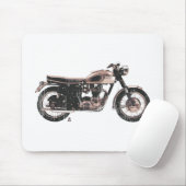 Einfach schönes klassisches Motorrad Mousepad (Mit Mouse)