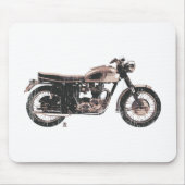 Einfach schönes klassisches Motorrad Mousepad (Vorne)