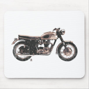 Einfach schönes klassisches Motorrad Mousepad