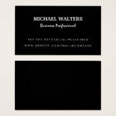 Einfach schwarz | Modern (Vorne & Hinten)