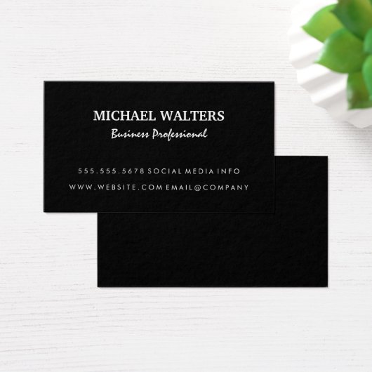 Einfach schwarz | Modern (Schreibtisch)